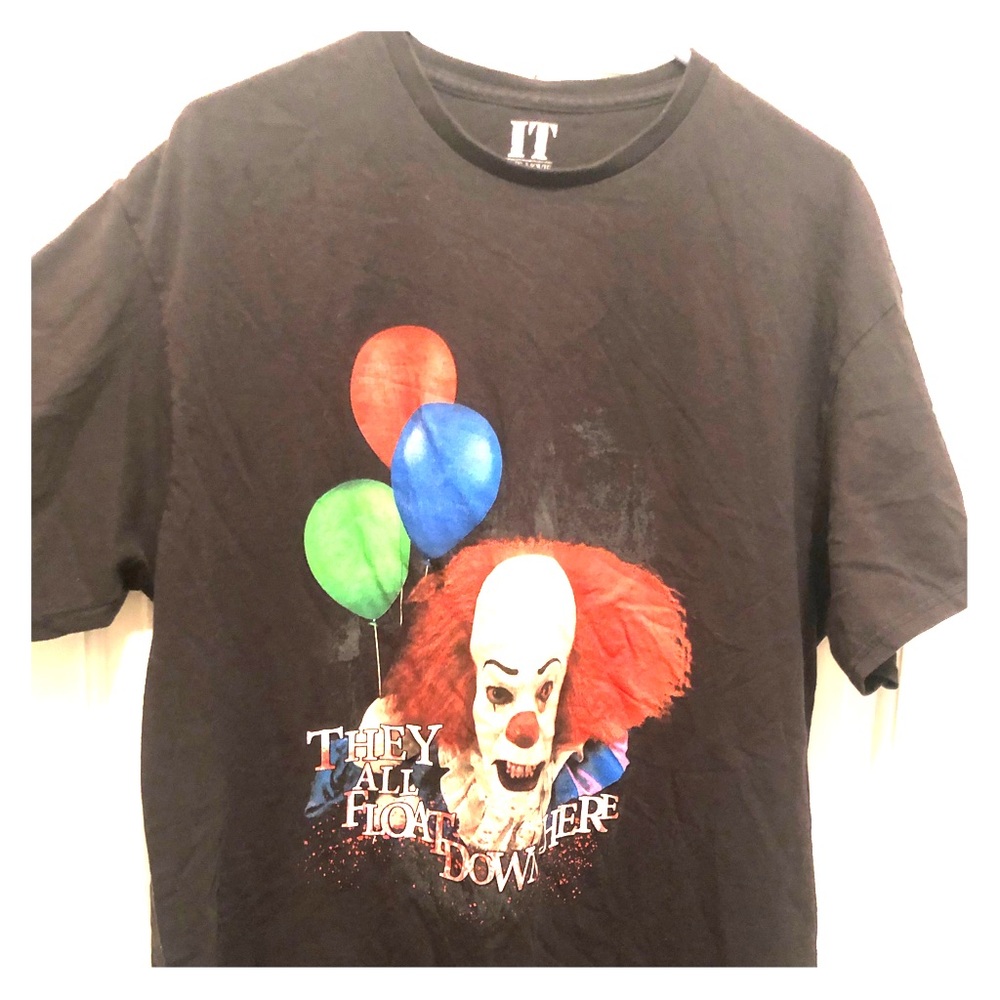 (SOLD) IT Pennywise THEY ALL FLOAT DOWN HERE Shirt